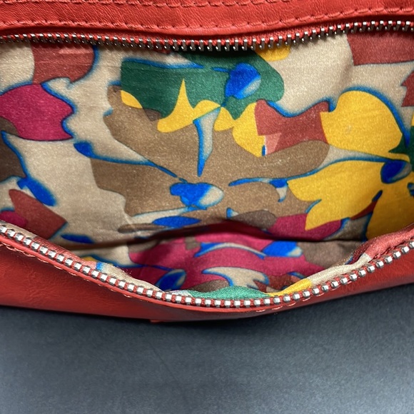 Tyler Rodan Purse Salmon Color Oversize Bag Pockets& Long Strap (w/ defect) - Picture 6 of 13